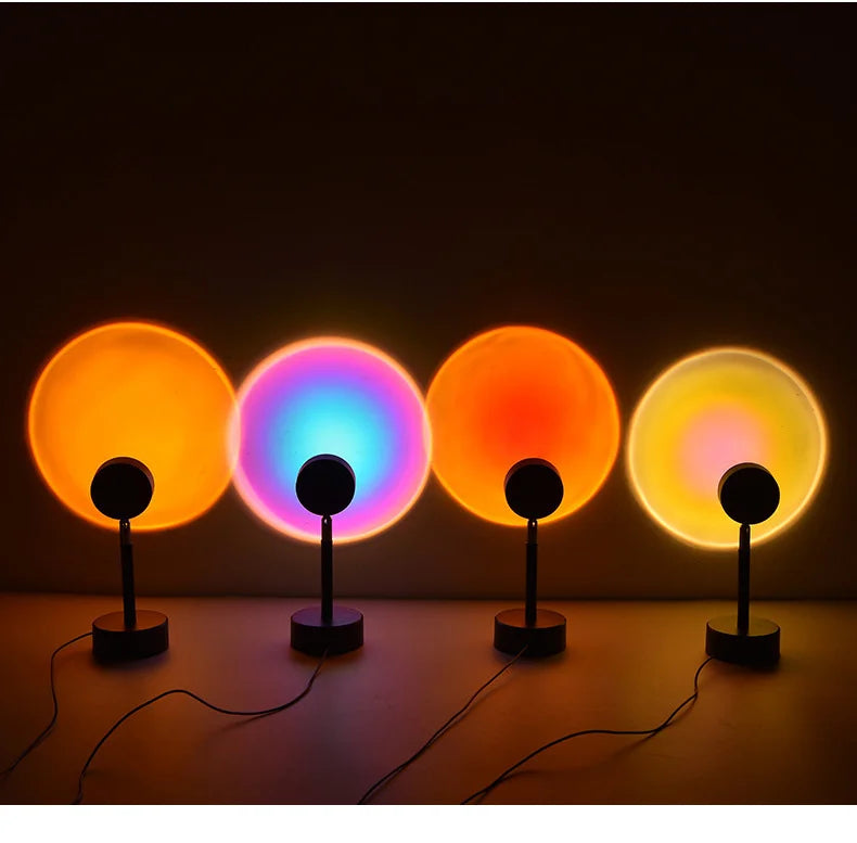 China Professional Sunset Led Projection Lamp Sunset Lamp Sunset Projector Lamp