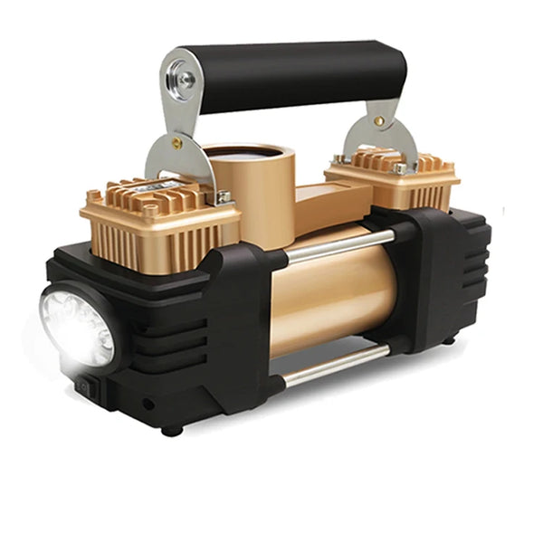 Portable 150 Psi Tire Inflators 12v Car Electric Air Compressor Pump Tool Set