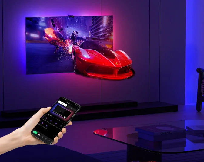 DC12V 5050 Wireless App Sensor TV Screen Color Capture Sync Smart Remote RGB Dream Color