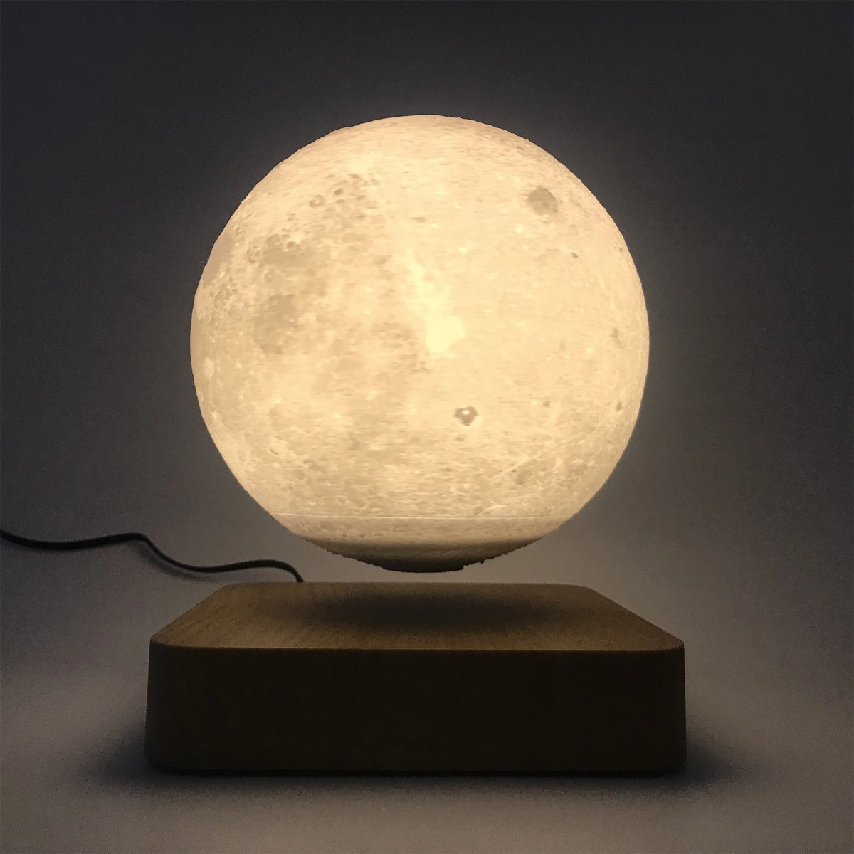 Magnetic Levitation 85mm 3D Printing Night Light Moon Lamp for Home Decoration Christmas