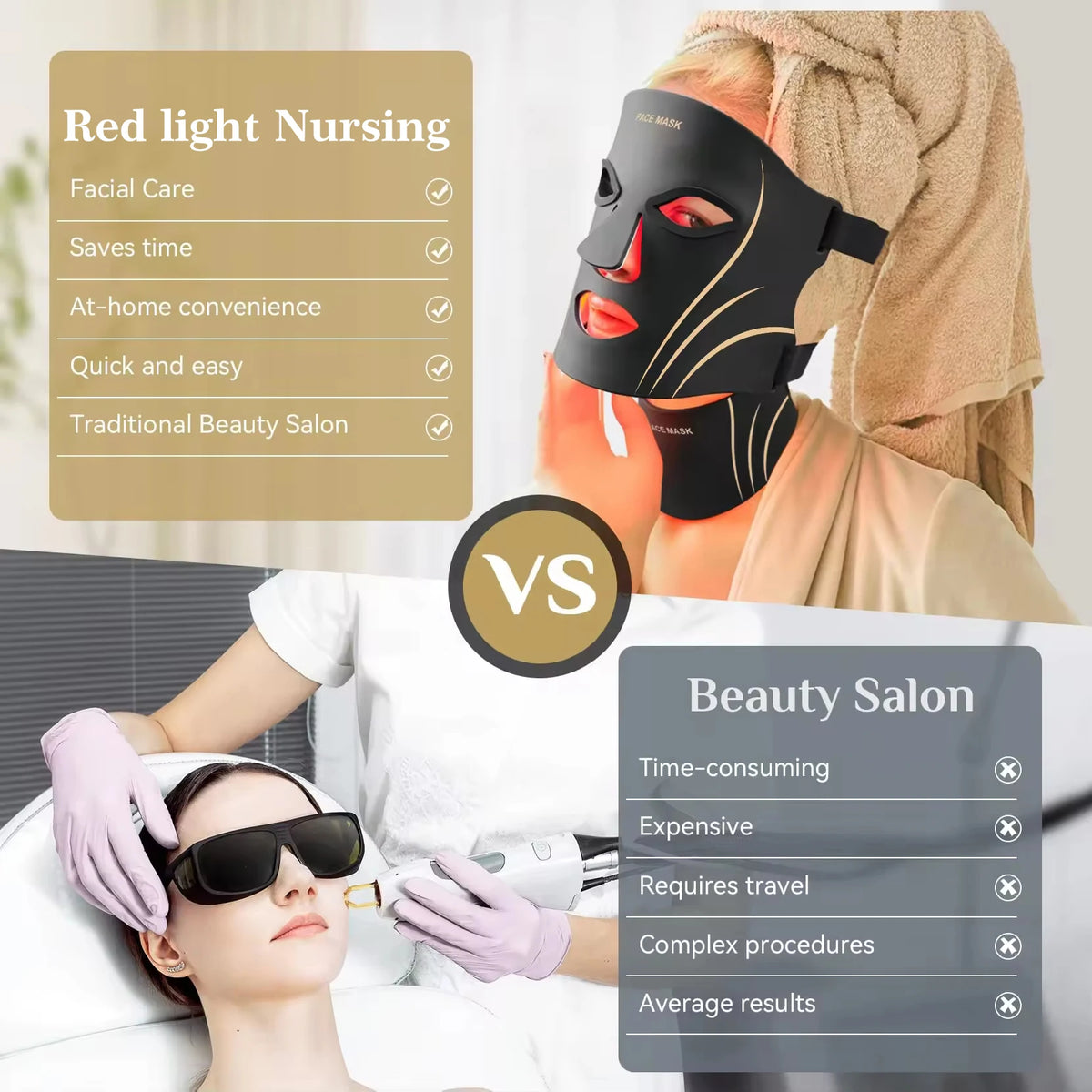 7 Colors LED Photon Therapy Handheld Silicone Facial Masks with Red Light for Face