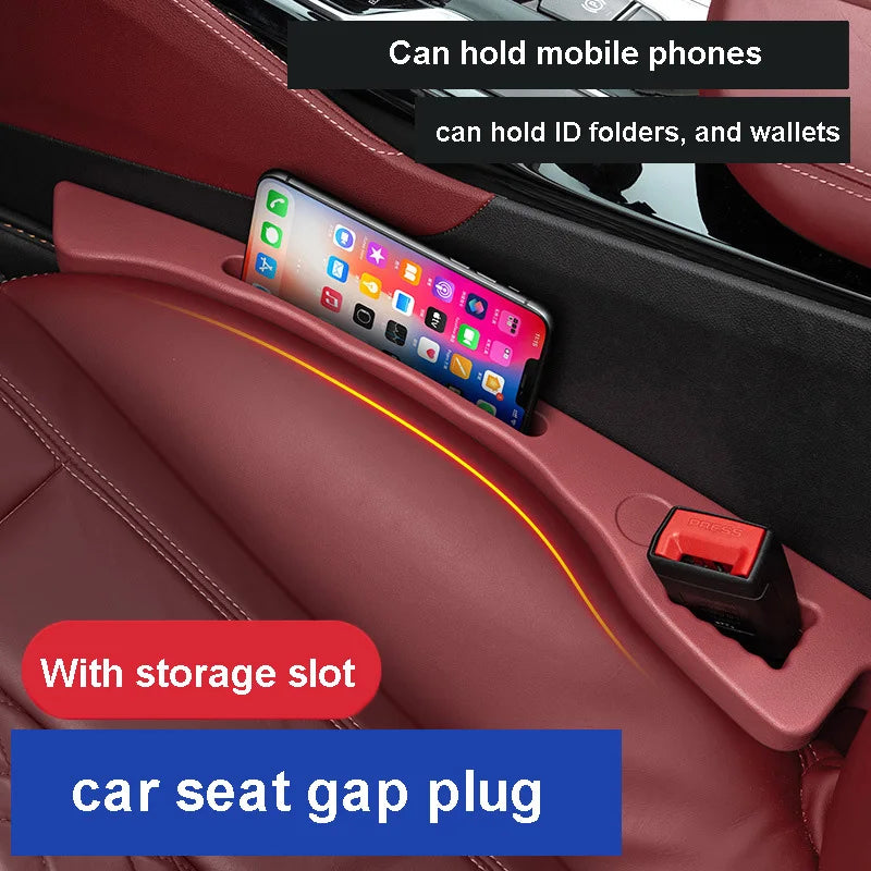 Multifunctional Portable Car Seat Gap Filler with Storage Slot
