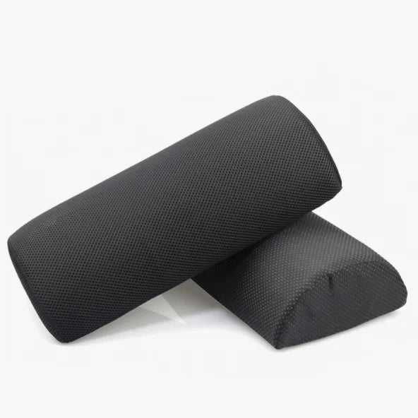 Adjustable Memory Foam Foot Rest for Office Chair Solid Pattern Knitted Technics