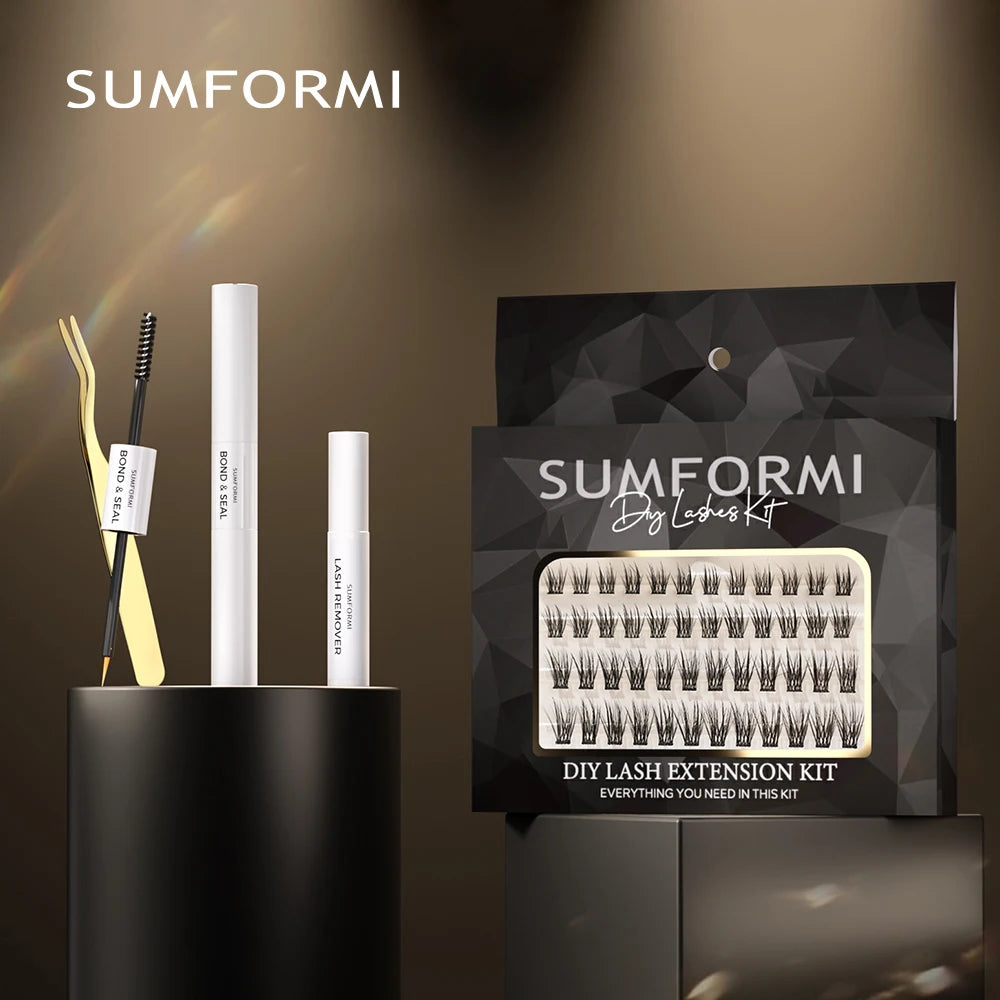 Sumformi Adhesive Lash Glue Eyelashes Diy Glue Cluster Lash Bond and Seal Waterproof