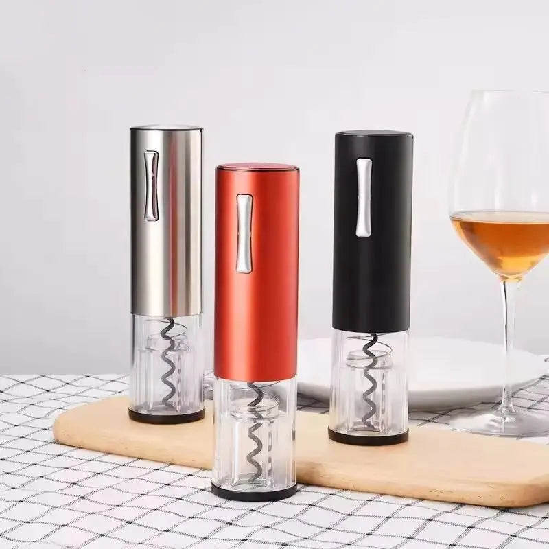 Electric Stainless Steel Wine Corkscrews Opener Set Automatic Electric Wine Bottle Opener