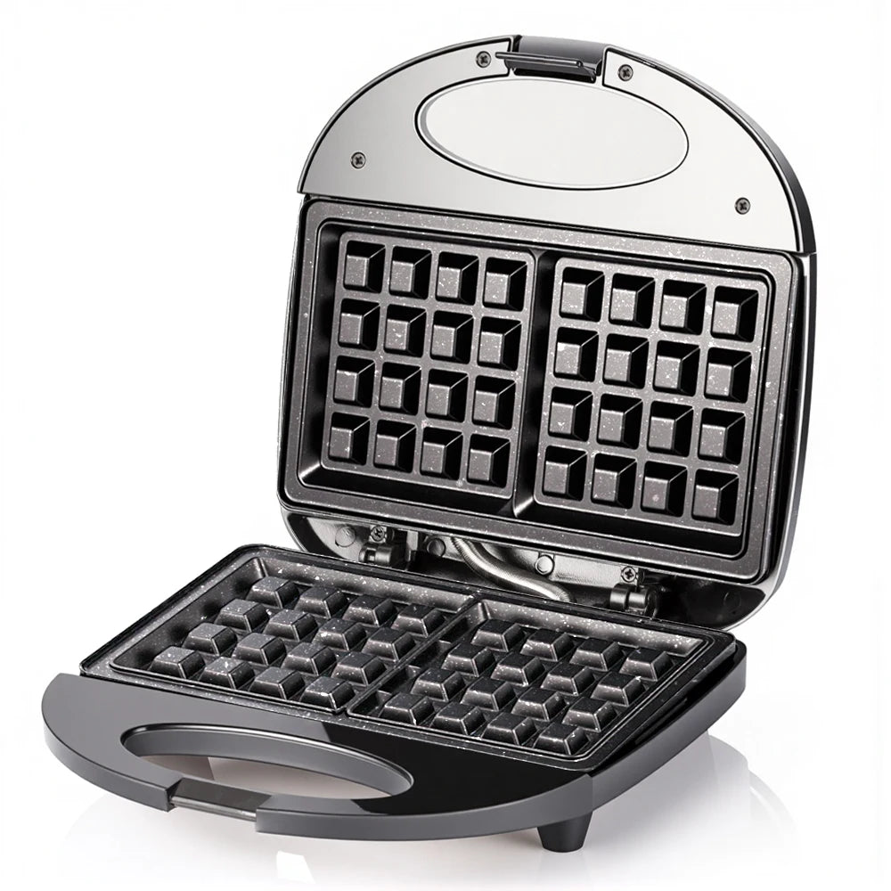 Electric Waffle Maker Non-Stick Coating Breakfast Machine Snack Cone Maker for Kids