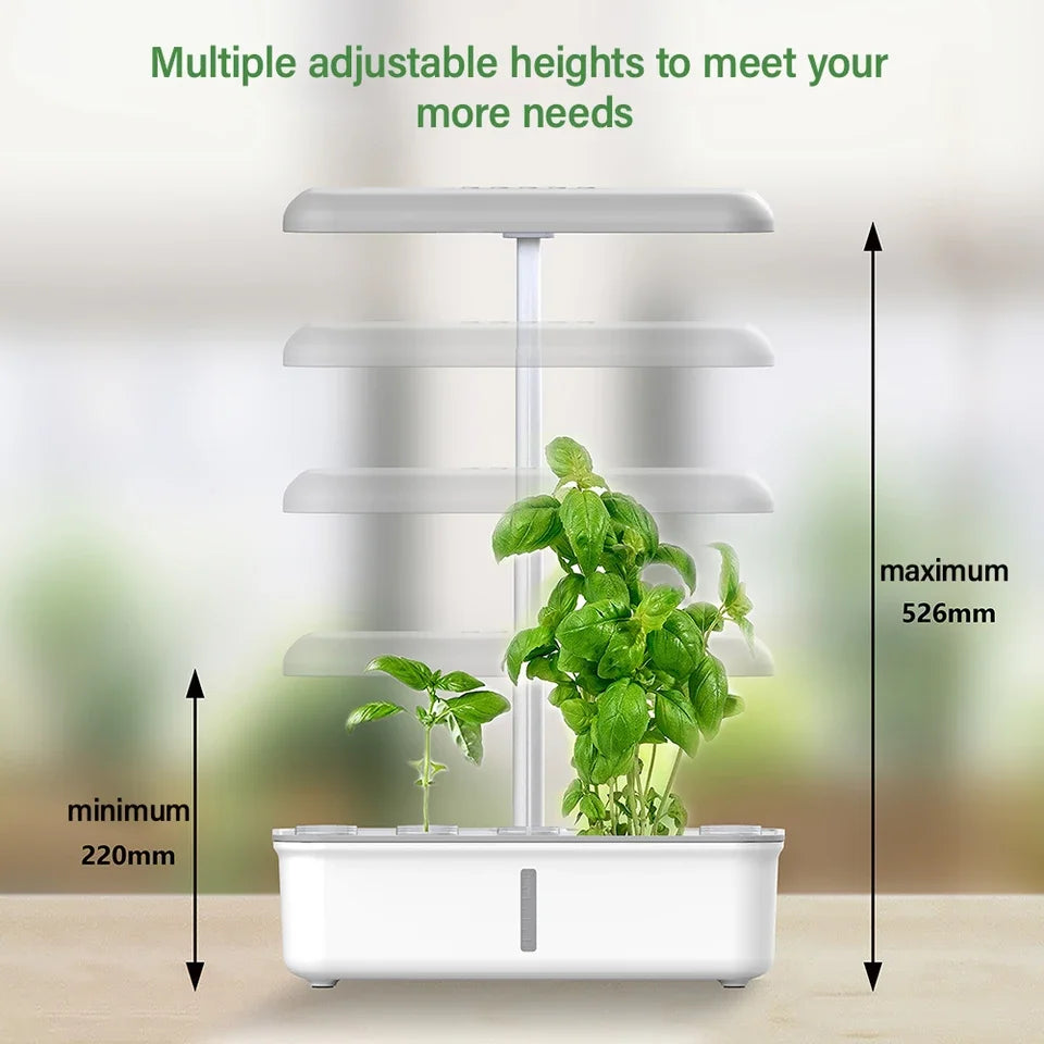WiFi Plant Hydroponics System Growing LED Light Soilless Smart Planting Machine Self