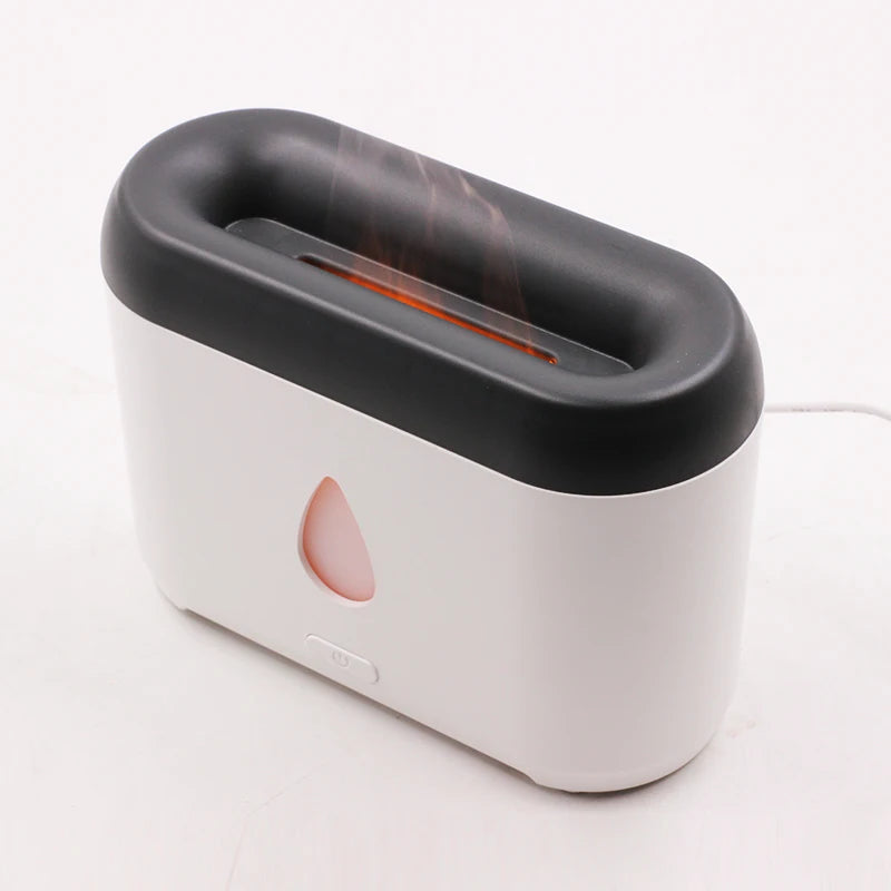 200ML USB Aroma Diffuser Flame Scent Diffuser Machine Ultrasonic Mini Portable Air