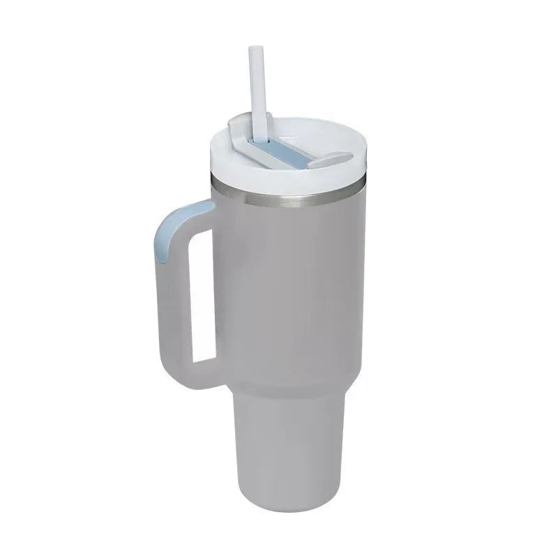 Custom Adventure H2.0 40 Oz Coffee Thermal Cup Stainless Steel Black Insulated Travel Mug