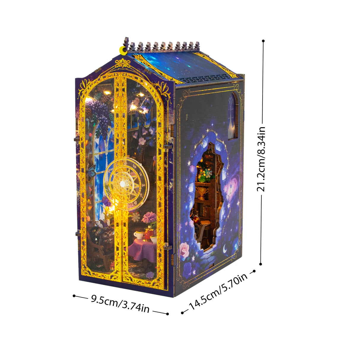 New M2603 Magic Garden Workshop Mini Handmade Crafts DIY Miniature BookNook 3d Wooden