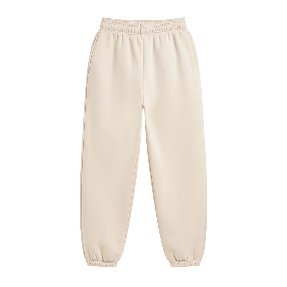 400g Custom Designed Fleece Sports Pants Lined Casual Leggings with Drawstrings