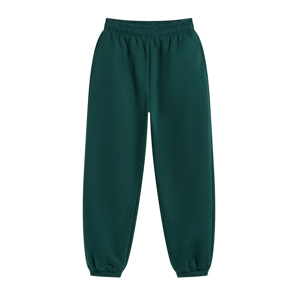 400g Custom Designed Fleece Sports Pants Lined Casual Leggings with Drawstrings