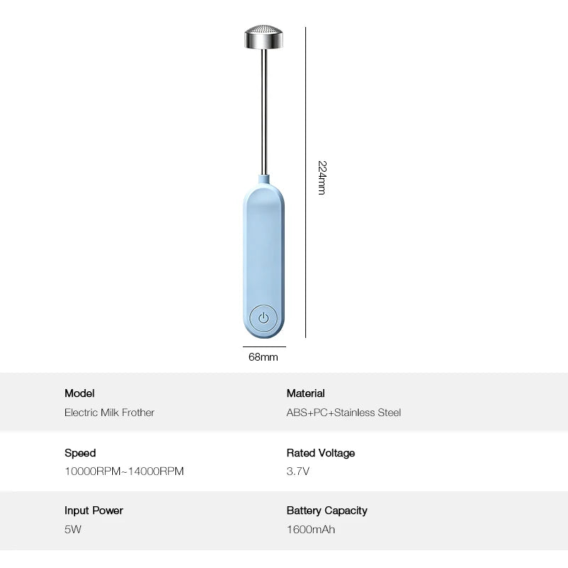 1600mAH Powerful Patented NEW Model Rechargeable Cordless Nano Foamer Silky Microfoam