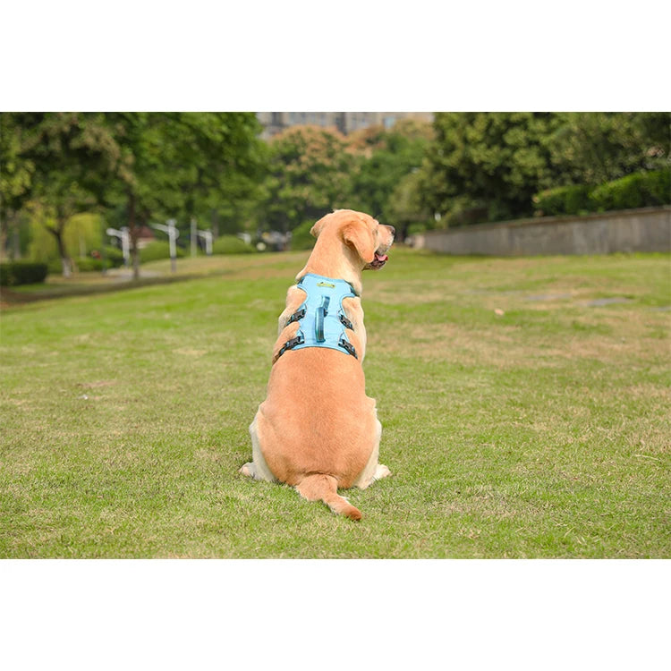 Pet Dog Harness With D Ring Dog Vest Breathable Padded Reflective Adjustable No-Pull