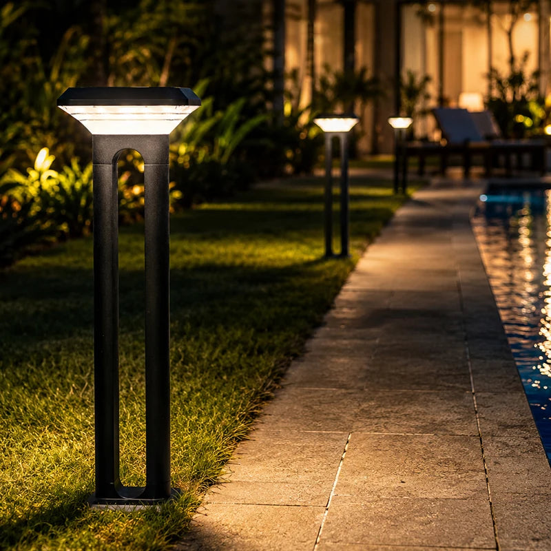 Perfect Quality 40CM 80.7CM Height IP65 Aluminum PC 10W Outdoor Solar Garden Decorative