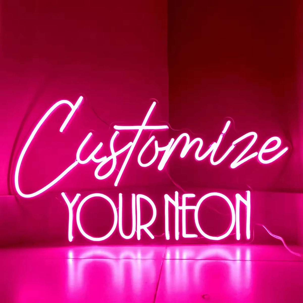 Waterproof Custom Neon Light Acrylic Neon Sign for Wall Decor Design Letter Led