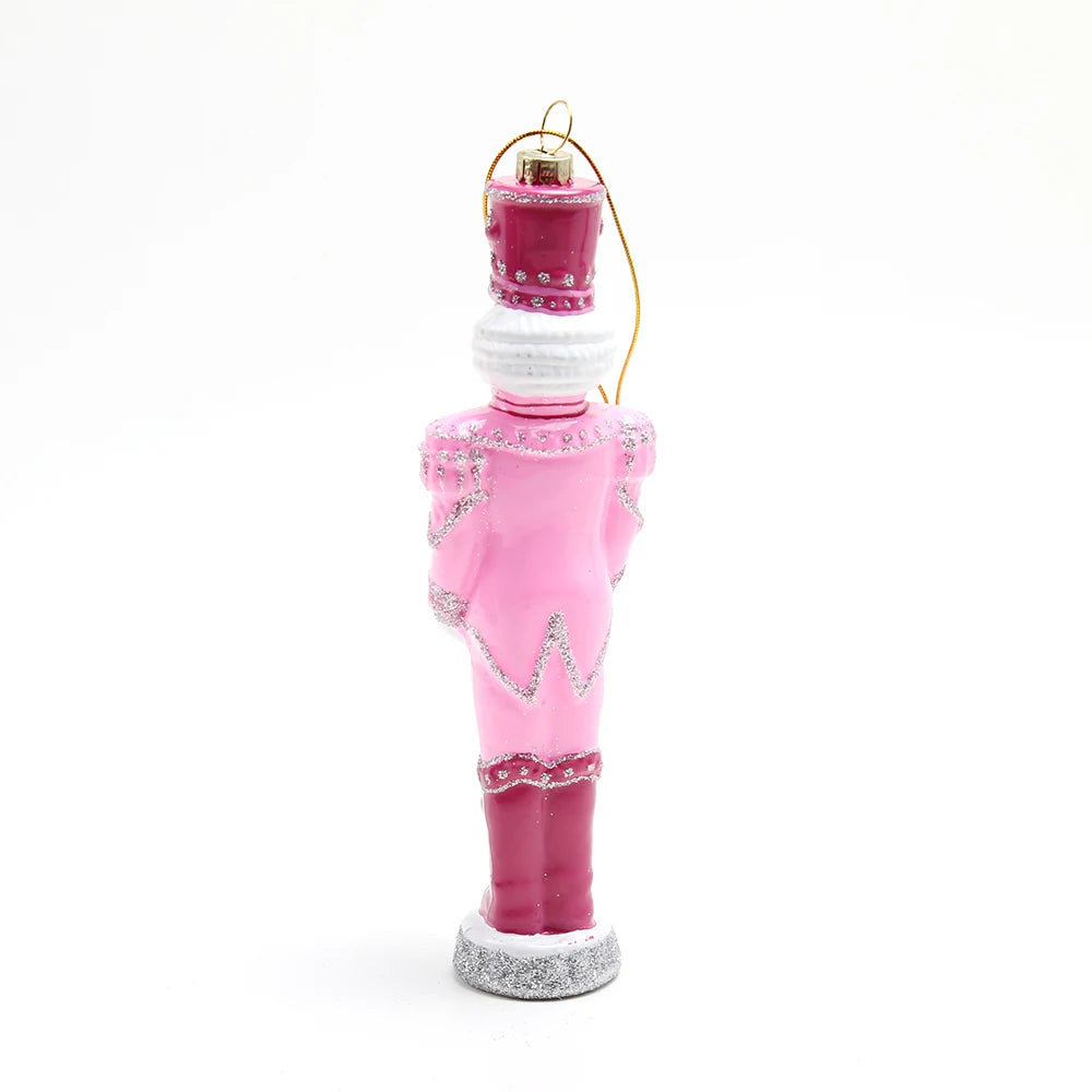 Hot Custom Glass Nutcracker Ornament Christmas Gift Hanging Ornaments Eco-Friendly