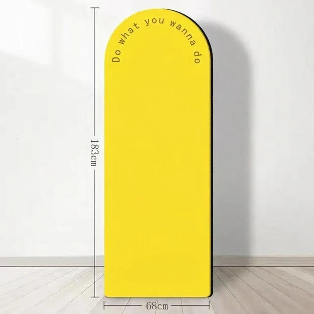 Oval 183*68cm PU Gym Fitness Pilates Eco-Friendly Non-Slip Soft Yoga Mat