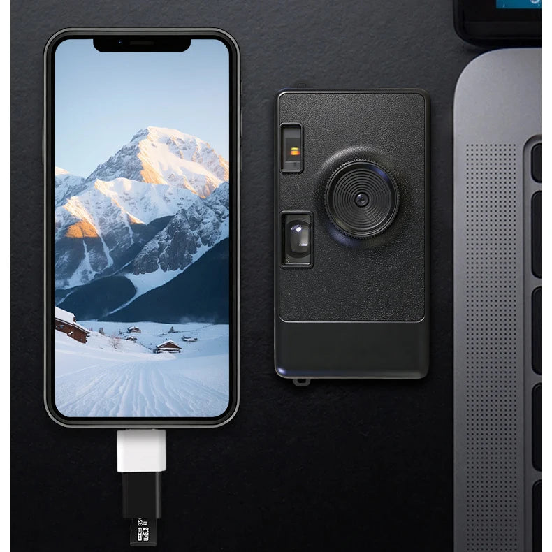 Easy-to-Use Lightweight Vintage Compact Screenless Digital Without Screen Camera