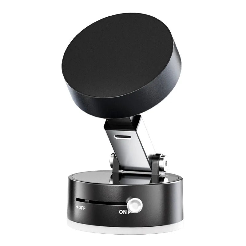 Vacuum Suction Cup One-Key Release Car Phone Holder Mount 360 Rotation Magnetic Car