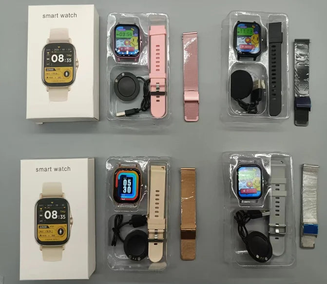 Smart Watch with Bluetooth Calling and Heart Rate Tracking for Men and Women