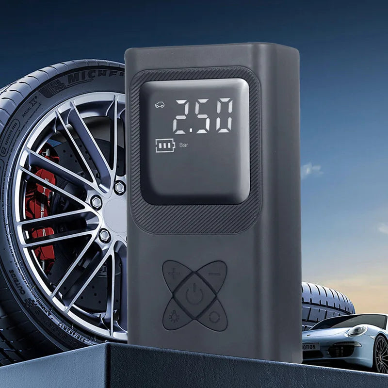 High Pressure Wireless Rechargeable Digital 150Psi Inflation Car Electric Portable