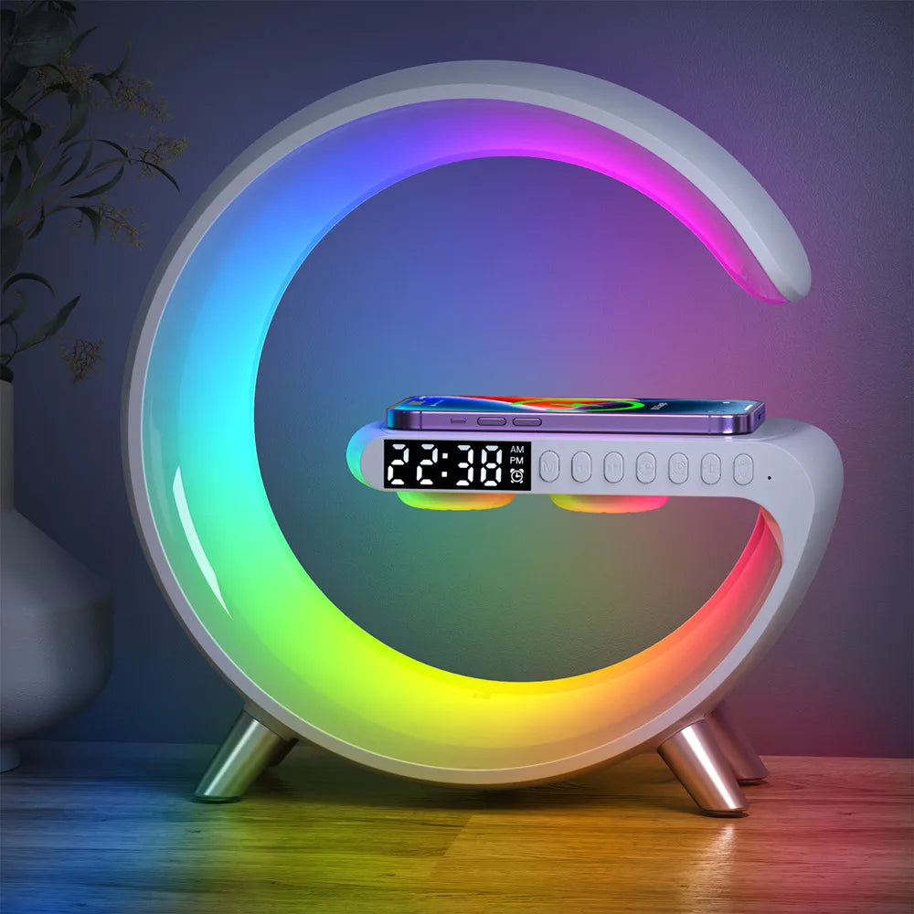Sunrise Alarm Clock RGB Wake Up Light, Smart LED Sleep Aid Night Light Alarm Clock Table