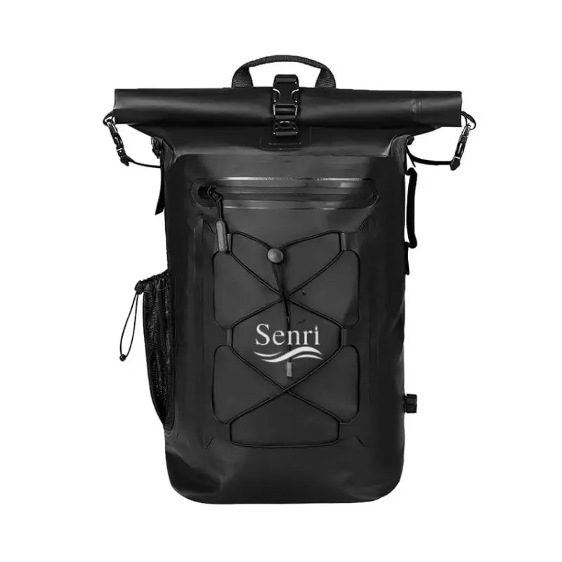 30L Waterproof PVC Dry Bag Backpack Roll-Top Floating Design for Casual Kayaking Rafting