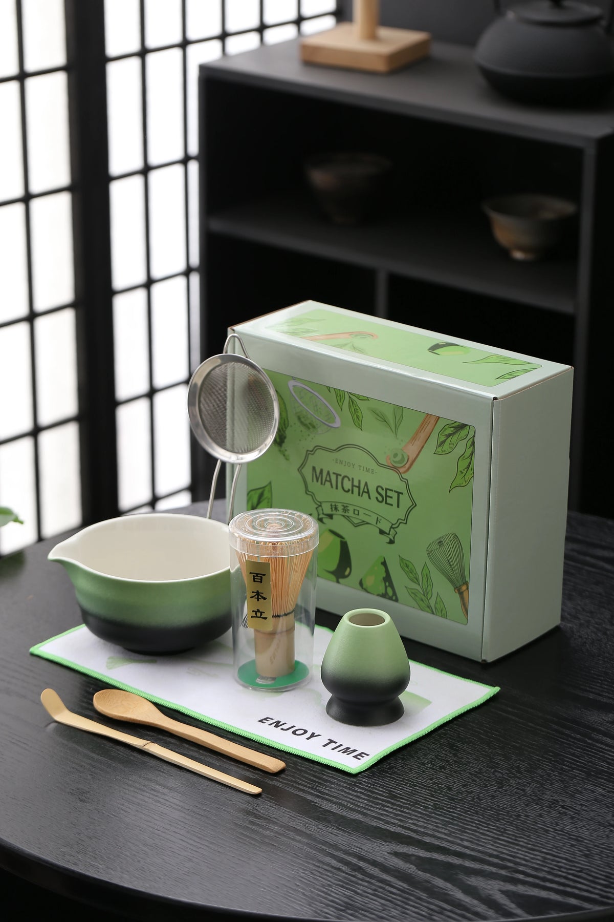 4 to 7 PCS Matcha Bowl Ceremony Accessory Japanese Tea Matcha Organic Bamboo Whisk Chasen