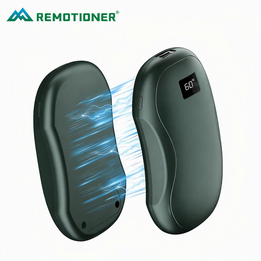 ( :50) Magnetic Detachable 2-in-1 USB Rechargeable Pocket Mini Small Hand Warmer