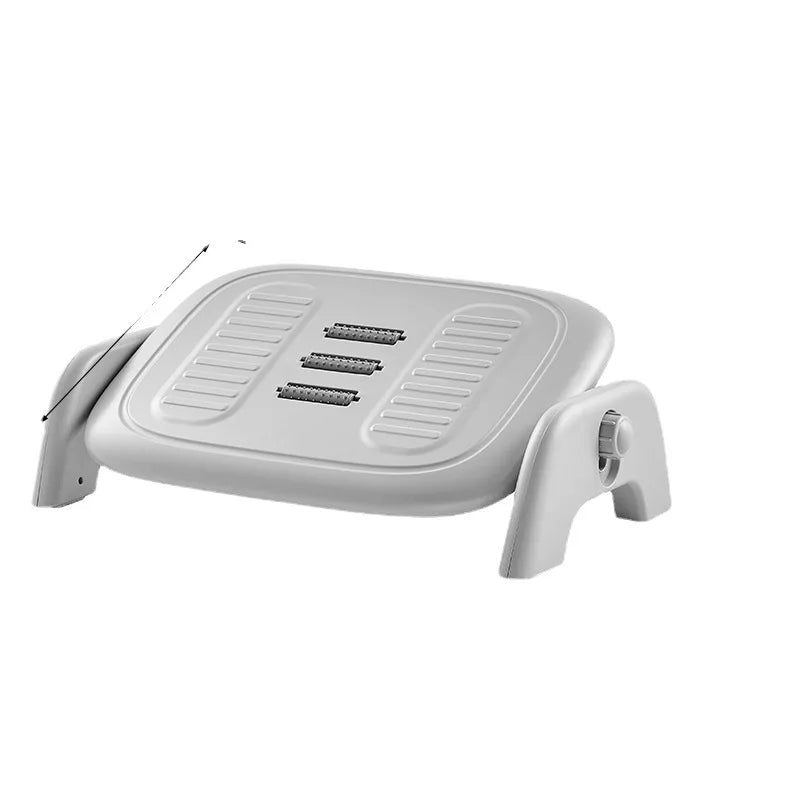 Solid Color PP Material Anti-Slip Massage Rollers Footrest Office Desk Underfoot Leg Rest