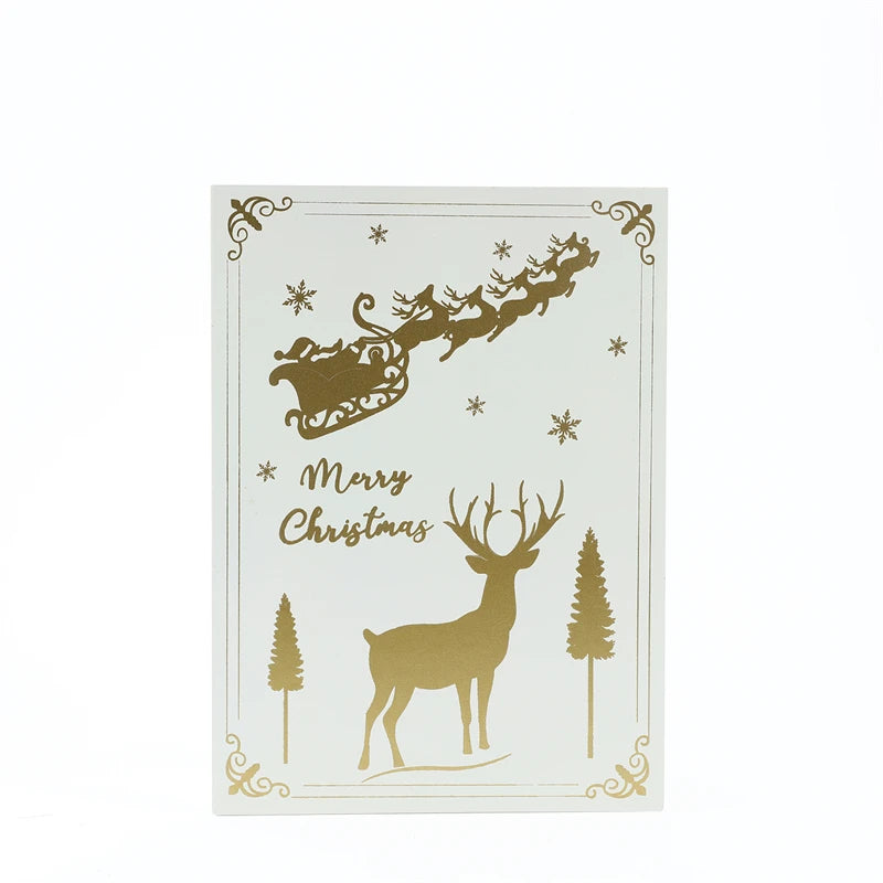 LED Light Wooden Advent Calendar 24 Days Countdown Christmas Decoration Reindeer Scene