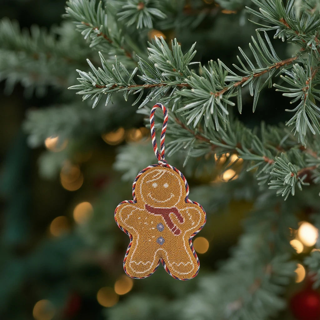 Christmas Decorations Fashionable Embroidered Needlepoint Ornament Tree Decorative Gift