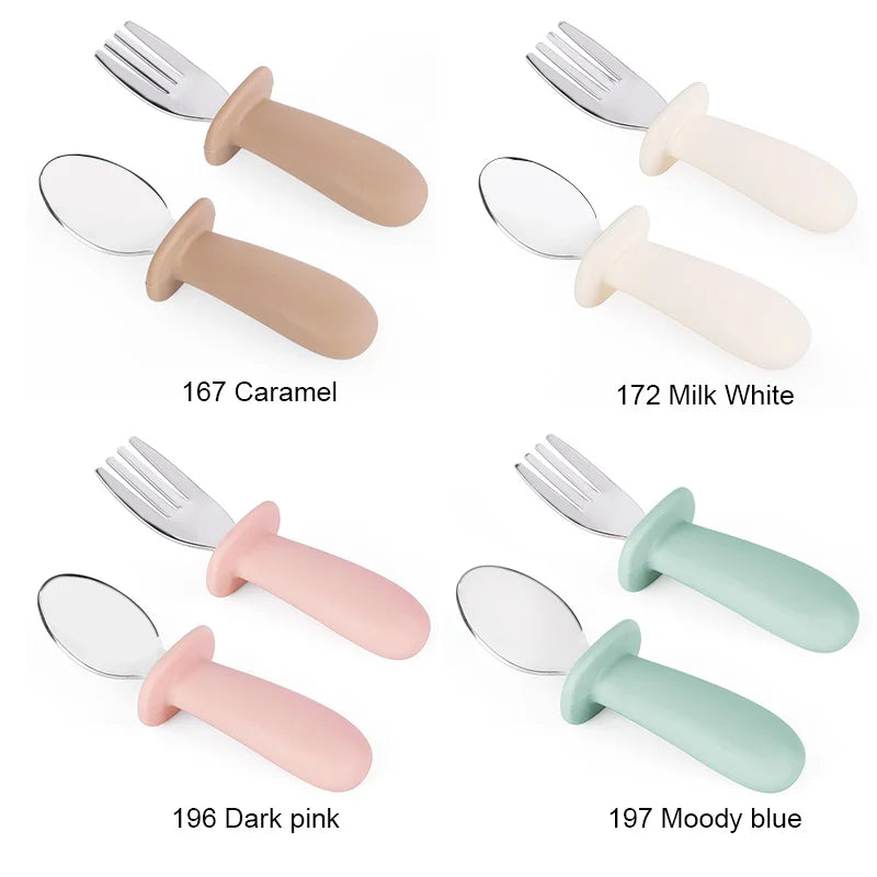 Food Grade Supplies Silicone Bib Spoon Bowl Kids Dining Baby Accessories Feeding
