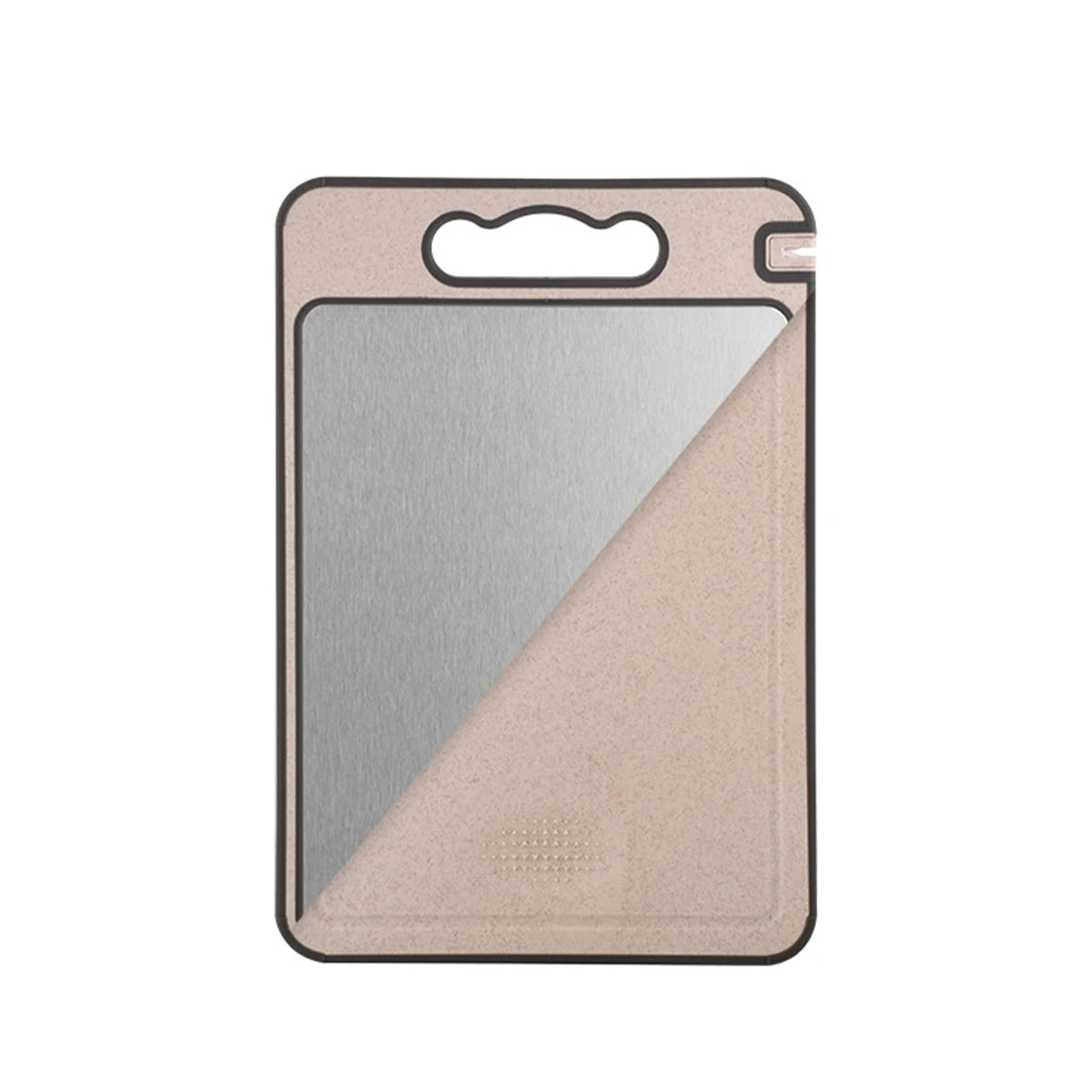Pure Titanium Wheat Straw Fiber Cutting Board - Double-Sided Antibacterial with Built-in