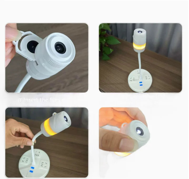 Popular Bedroom 2-in-1 Night Light Mini Galaxy Star Projector Kids Room Starry Sky