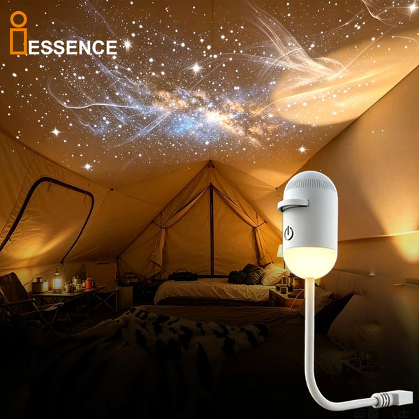 Smart Star Projector Night Light USB Galaxy Nebula Lamp 2 in 1 LED Projection Light