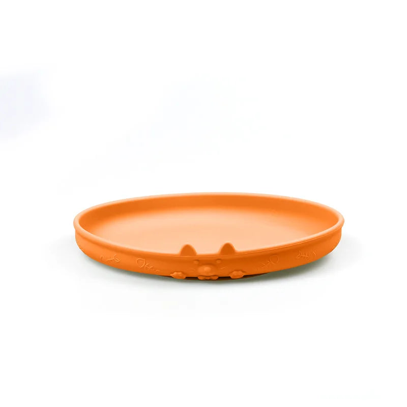 Food Grade Silicone Baby Feeding Set With Cup Bowl Plate Bib Spoon and Fork Easy Clean