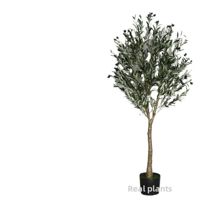 Artificial Olive Tree Bonsai Custom Size UV Resistant Faux Potted Olive Plant Indoor