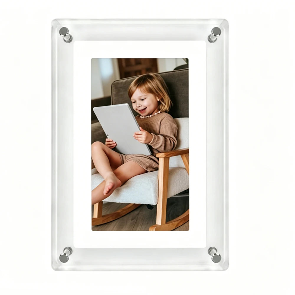 7 Inch WiFi Digital Photo Frame 1024*600 IPS HD Cloud Smart Digital Picture Frame 8GB