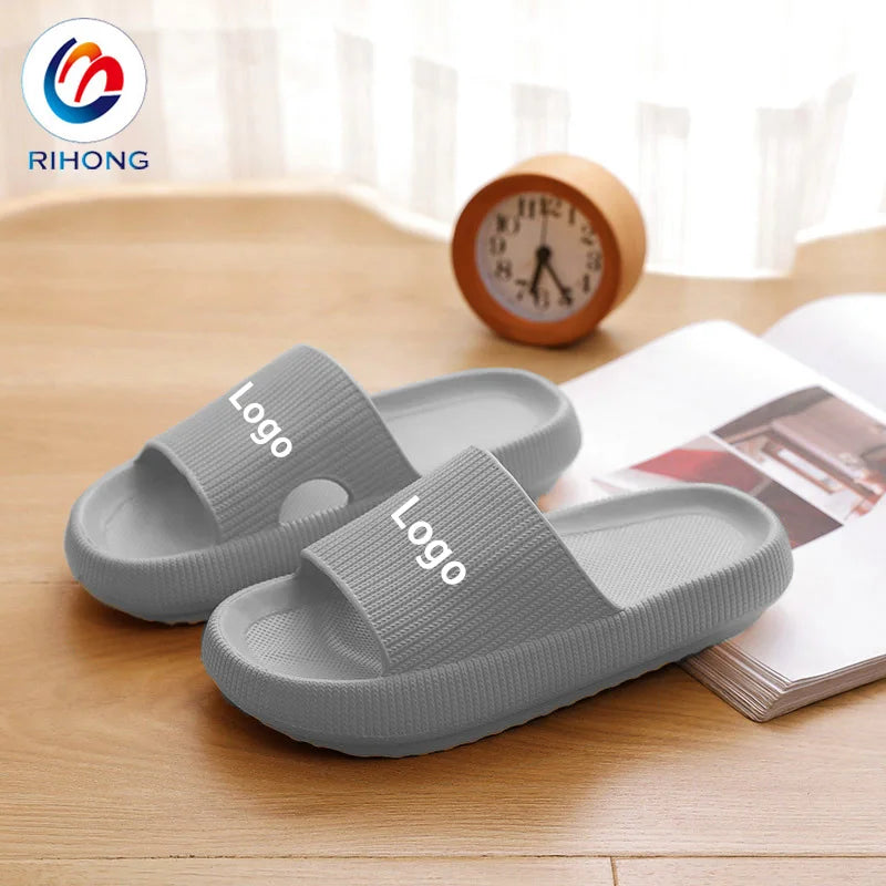 Luxury Design Home Indoor Cloud Sandal Slide Plastic Custom Bath Slippers Eva