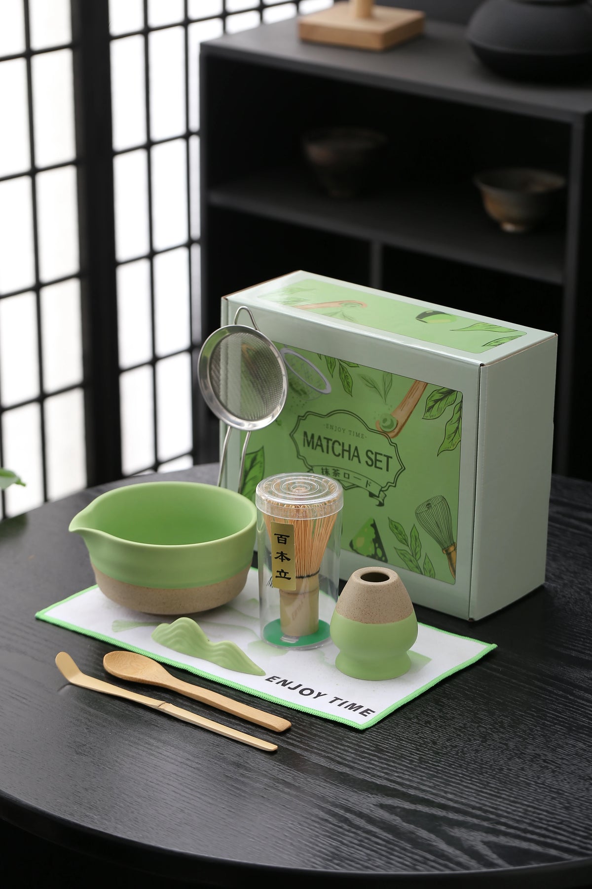 4 to 7 PCS Matcha Bowl Ceremony Accessory Japanese Tea Matcha Organic Bamboo Whisk Chasen