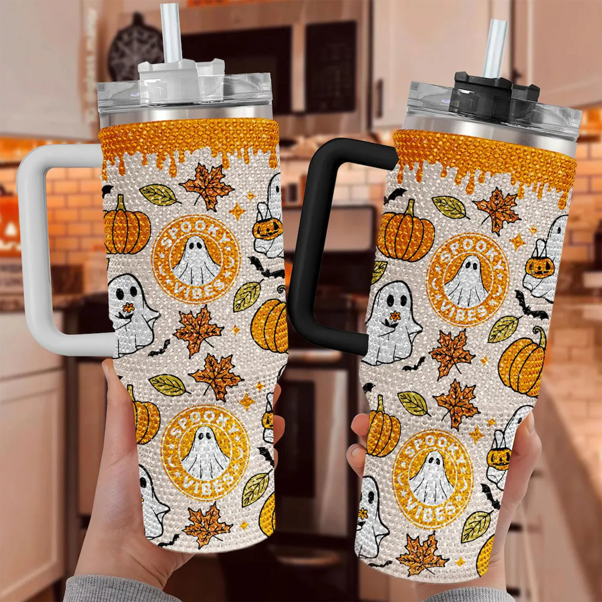 Customized 40 Oz Stainless Steel Double Wall Vacuum Insulated Travel Tumbler with Lid