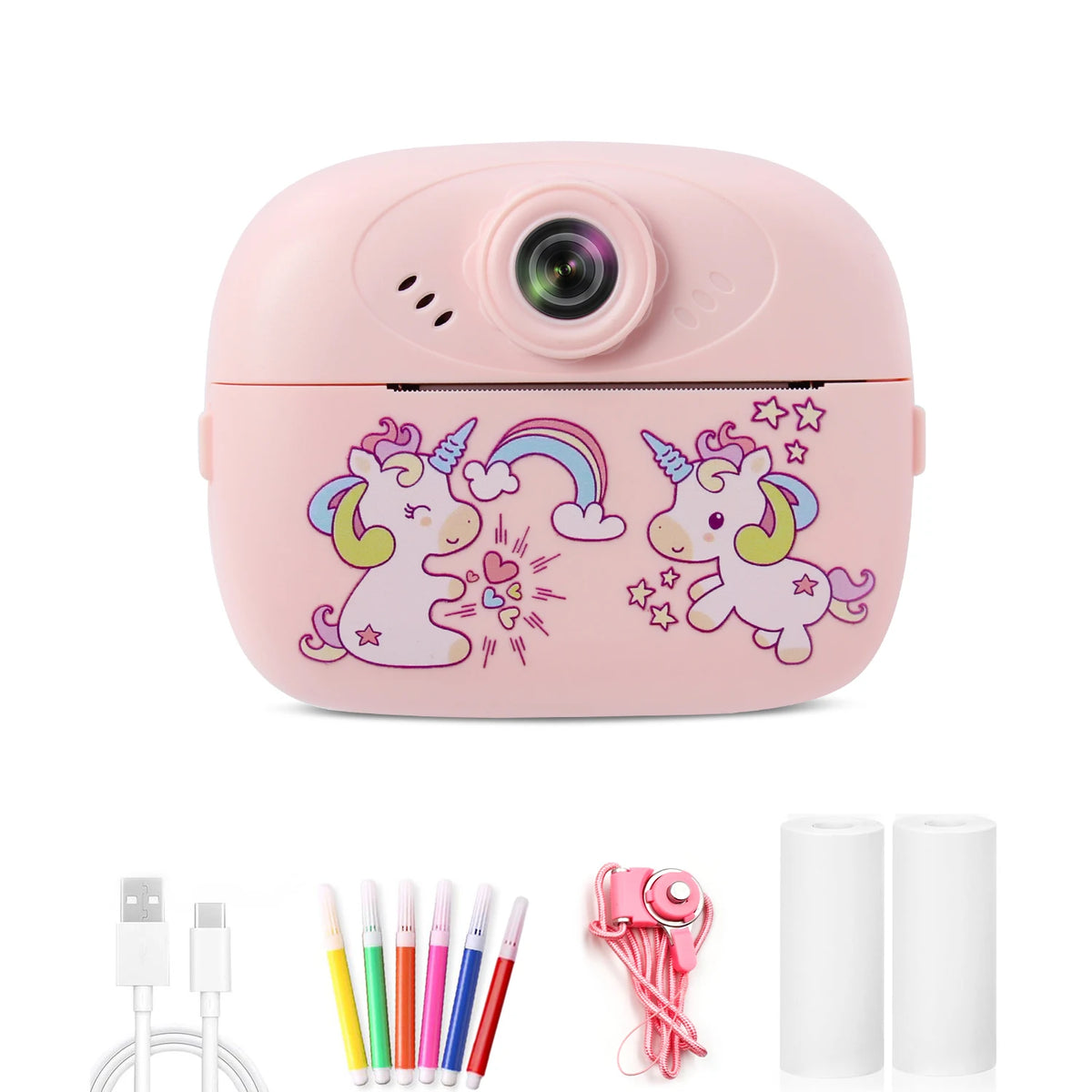 Children Gift Instant Camera Portable Mini Photo Printer Cute Camera Printer For Kids