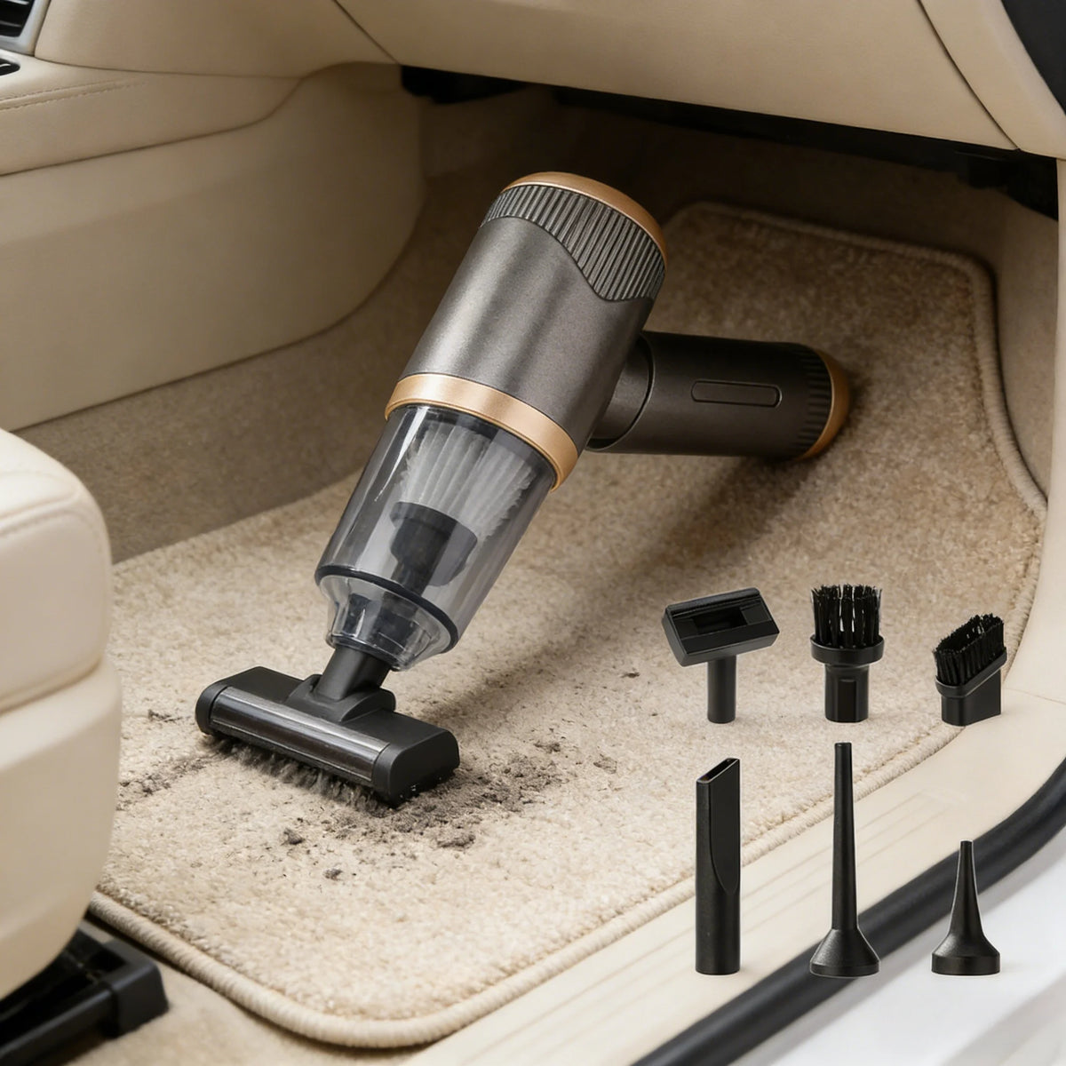 Supported 4-in-1Mini Vacuum Cleaner Cordless Handheld Car Vacuum for Auto Home Small