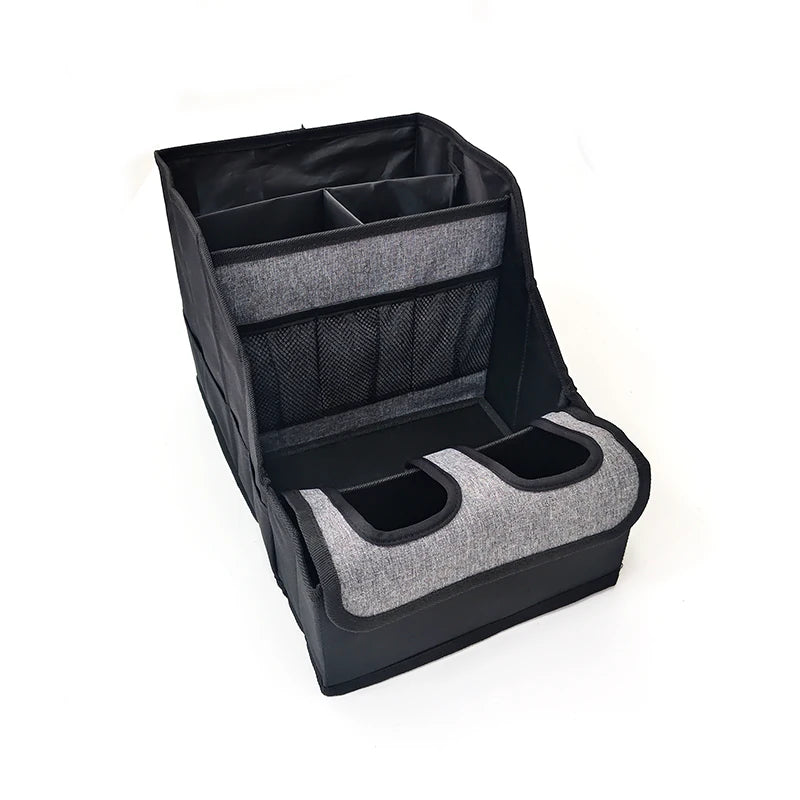 Portable 2 Inch 600D Polyester Car Backseat Organizer Zipper Closure 3 Adjustable