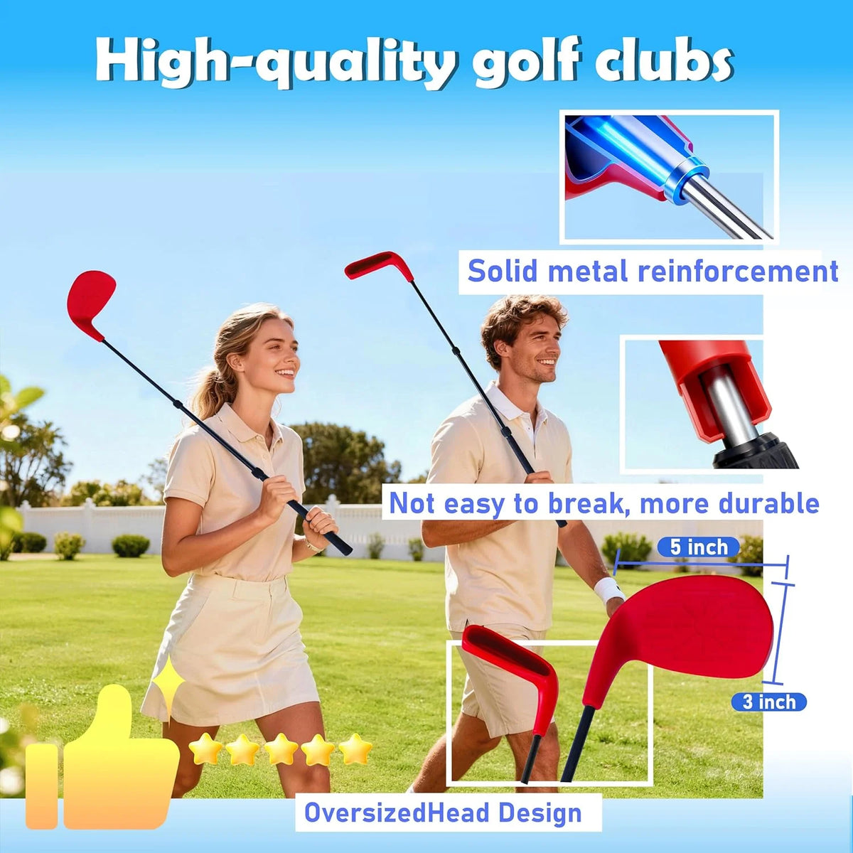 Portable Nylon Swing Trainer Practice Bucket 6 Holes Backyard Outdoor Golf Games Lawn