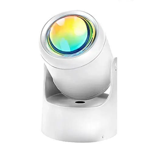 Sunset Projection Lamp, Adjustable Bedroom Decor Night Light Projector, 180 Degree