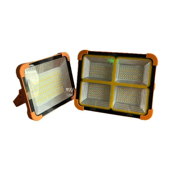 Rechargeable Solar-Powered Floodlight Portable Camping Lantern Hand-Held Household