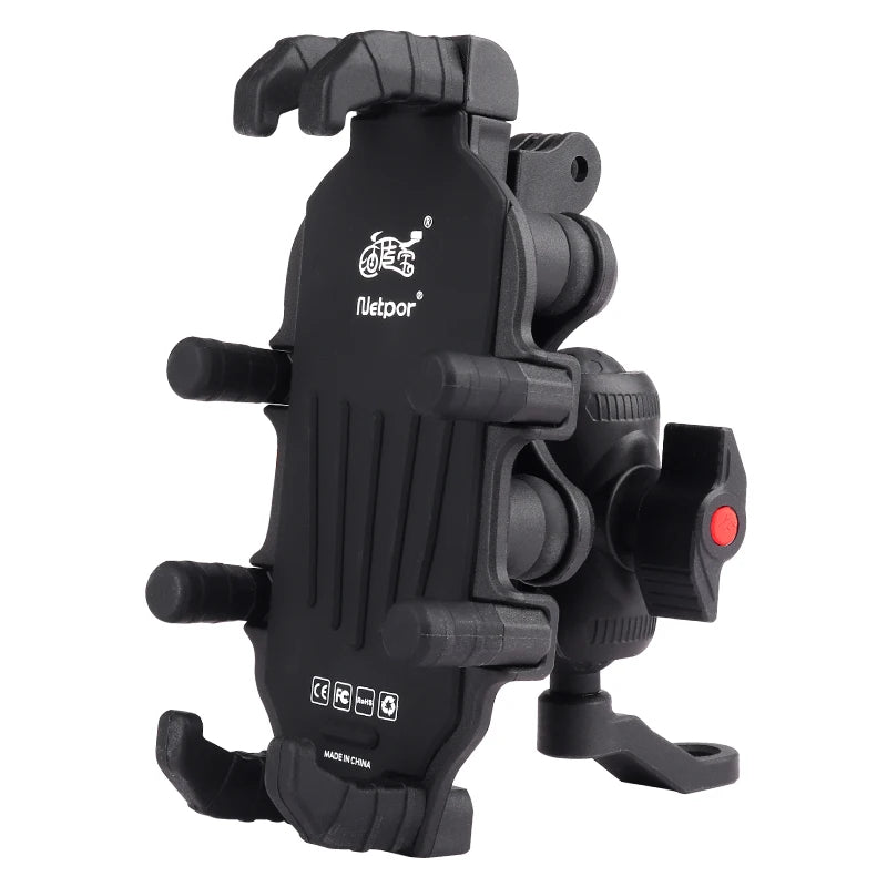 Cycling Shock-Absorbing Anti-Shake Octopus-Style Nylon Handlebar Fix Phone Mount